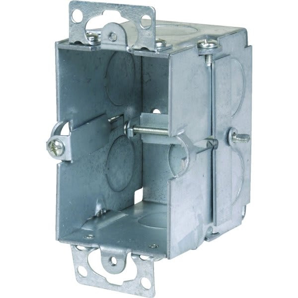 Hubbell 3 X 2 In 1-Gang Old Work Switch Box W/ Conduit