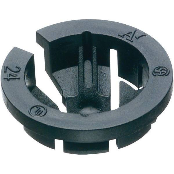 Arlington Industries 3/4" Plastic, Push-In Button Connectors, Package Of 25