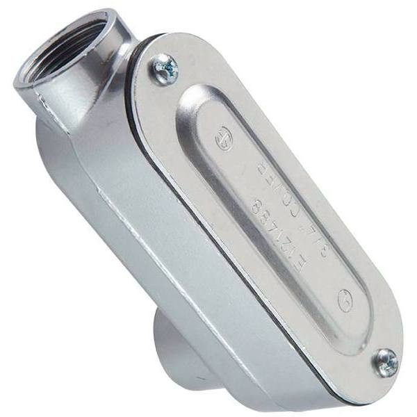 Halex 3/4 In. Rigid Type-Lb Threaded Aluminum Conduit Body Standard Fitting