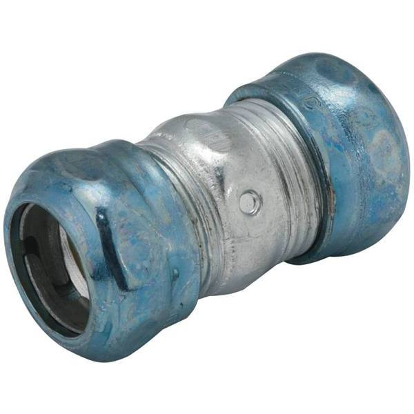Raco 1" Emt Raintight Compression Coupling, Package Of 15