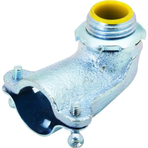 Hubbell 1/2 In 90° Insulated Throat Squeeze Fit Connector
