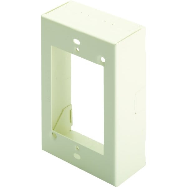 Wiremold Wiring Steel Electrical Box (Ivory)