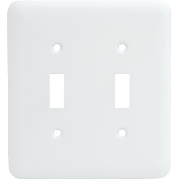 Titan3 2-Gang Princess Metal Toggle Wall Plate (10-Pack) (White) TPMTPW-TT