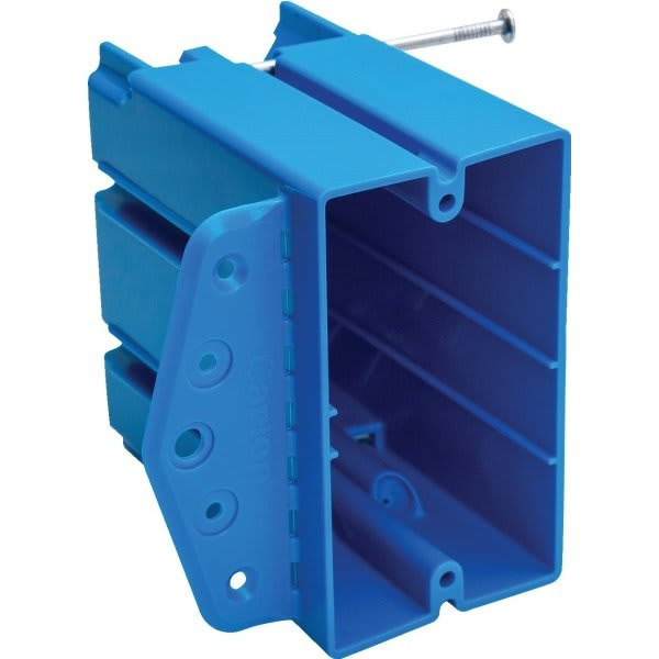 Carlon All-In-One 1-Gang New Work/Old Work PVC Electrical Box (Blue)