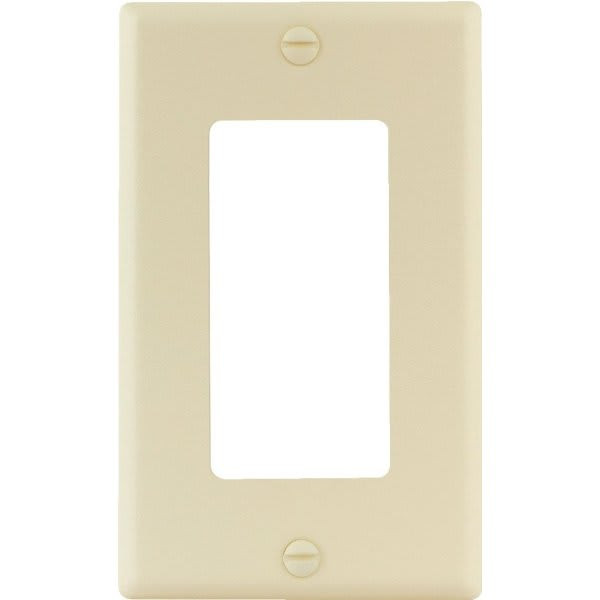 Titan3 1-Gang Wrinkle Rocker Wall Plate (25-Pack) (Ivory)