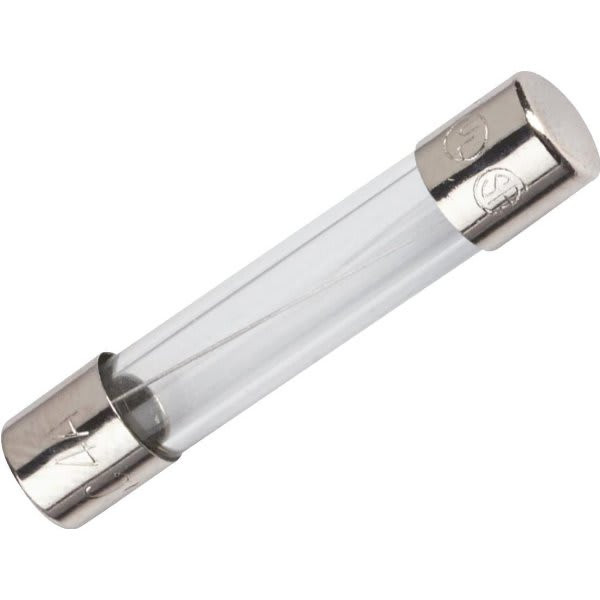Bussmann 4 Amp 250 Volt Fast Acting Glass Tube Fuse (5-Pack)