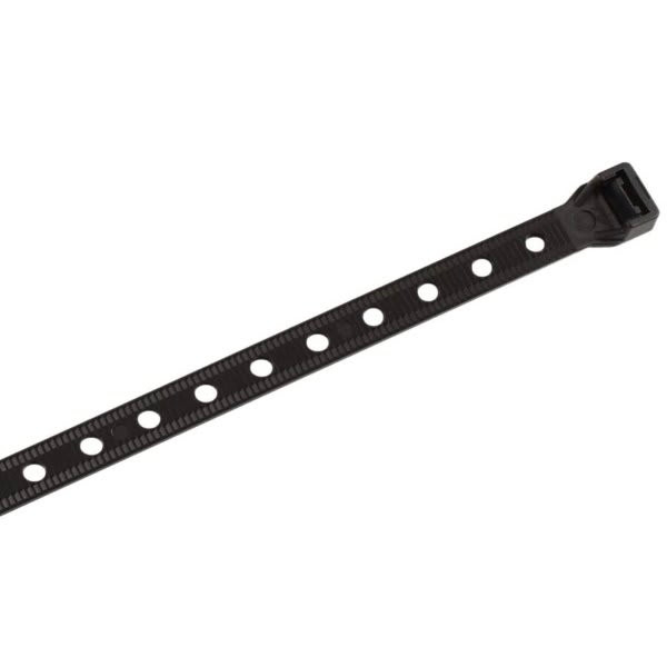Southwire 8 In 50lb Uv Black Cable Tie, Package Of 100