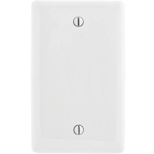 Hubbell 1-Gang White Box Mount Blank Wall Plate