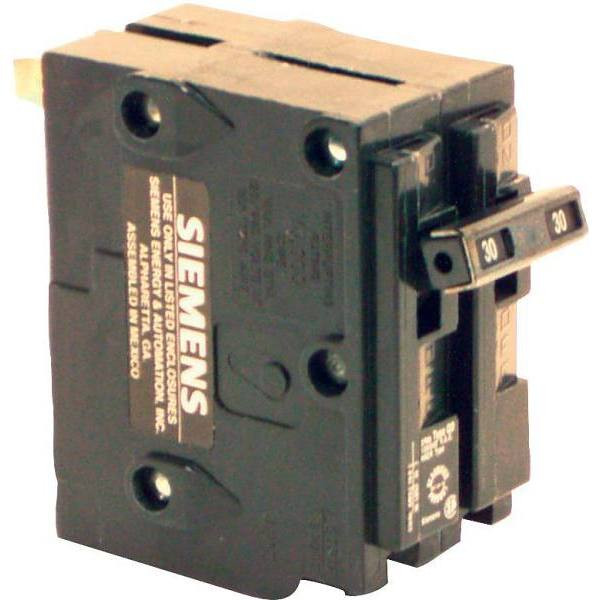 Siemens 30 Amp Double-Pole Type Qd Replacement Circuit Breaker
