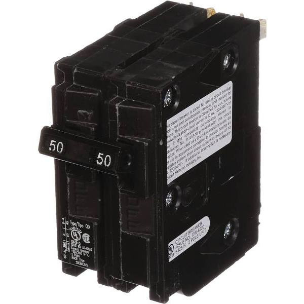 Siemens 50 Amp Double-Pole Type Qd Replacement Circuit Breaker