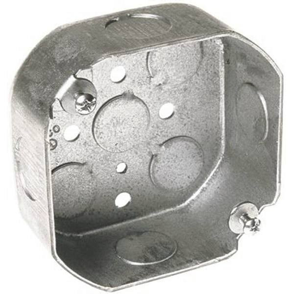 Raco 4" Octagon Box Drawn 1-1/2", D 9 X 1/2" Ko'S
