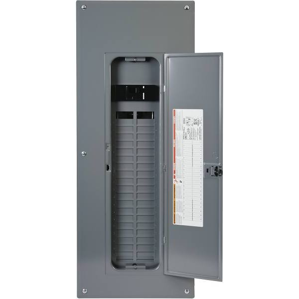 Square D Homeline 200a 40-Space 80-Circuit Load Center W/ Main Breaker And Cover