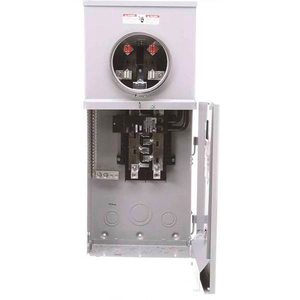 Siemens 200a 8-Space 16-Circuit Meter Load Center Combination