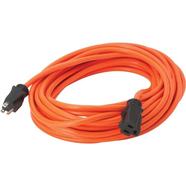 Prime Wire & Cable 25ft 14/3 SJTW Outdoor Extension Cord (orange)