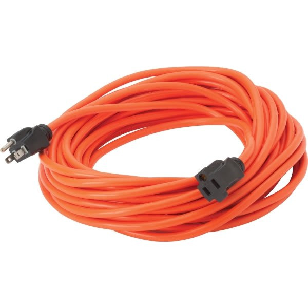 Prime Wire & Cable 25ft 16/3 SJTW Outdoor Extension Cord (orange)