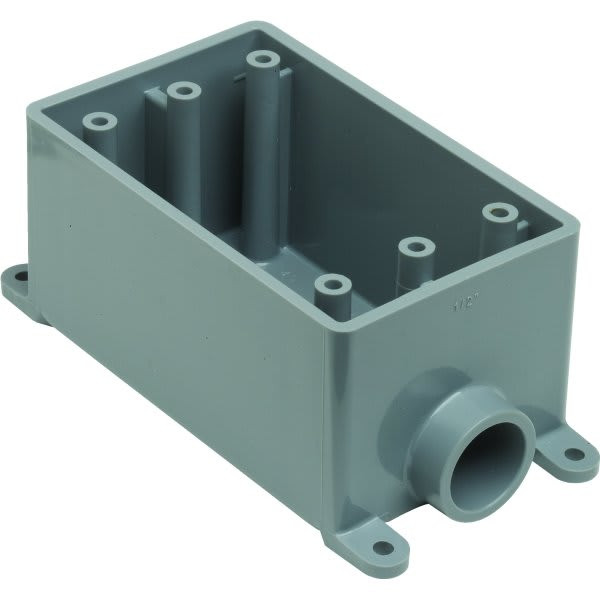 Thomas & Betts 1/2 In 1-Gang Pvc Fuse Box