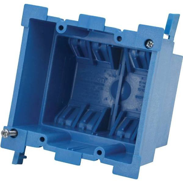 Carlon 2-Gang 34 cu. ft. Old Work PVC Heavy Wall Electrical Box