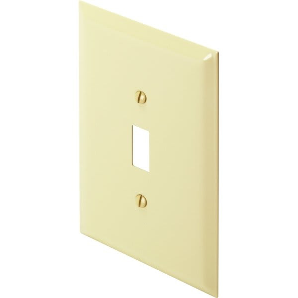 Titan3 Tpmsji-T 1-Gang Jumbo Toggle Metal Wall Plate (20-Pack) (Ivory)
