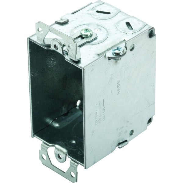 Hubbell 3 X 2 In Gangable 2-1/2 In Deep Switch Box W/ Nmsc Clamps