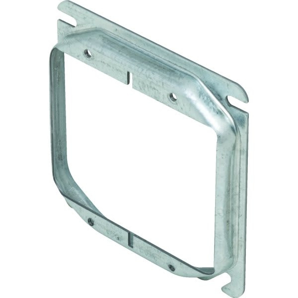 Hubbell 4 In 1/2 In Raised 2-Device Square Cover (Gray)