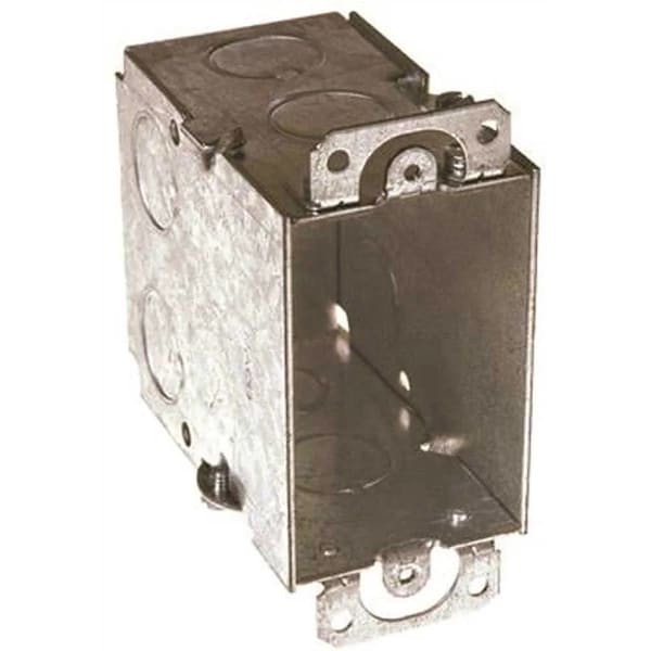 Raco 3" X 2" X 3-1/2" Gangable Switch Box, 9 X 1/2" Ko
