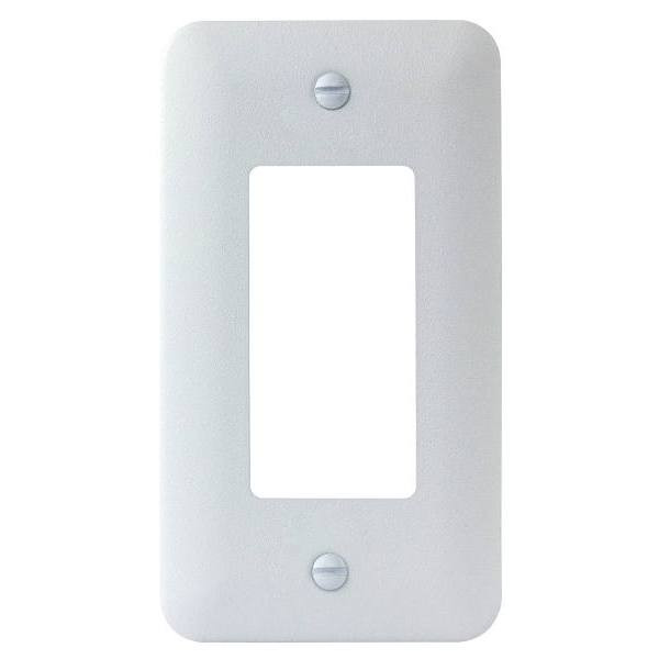 Titan3 Princess Textured 1-Gang Metal Decorator Wall Plate (25-Pack) (White)