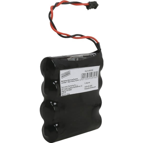 Maintenance Warehouse Alkaline 6 Volt Replacement Battery Pack For Door Lock Style F, 1-Pack