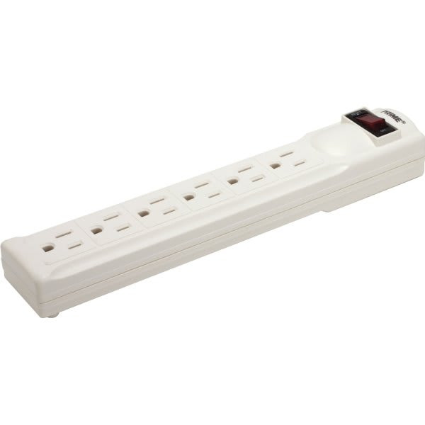 Prime Wire & Cable 2pk 6-Outlet Power Strips (2-Pack)