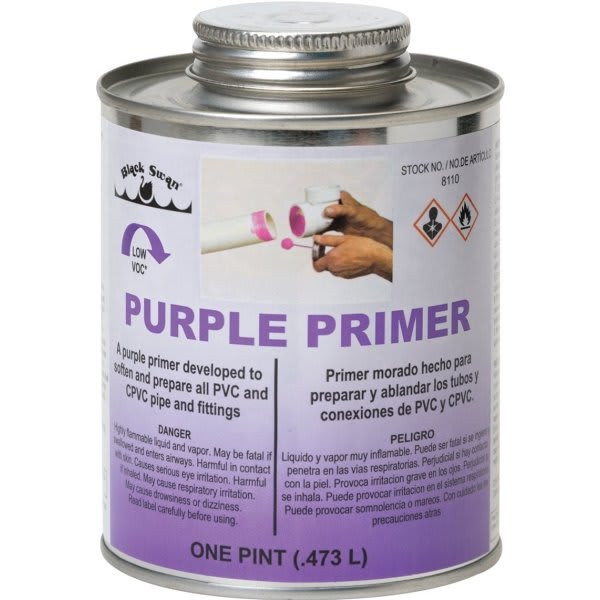 Black Swan Pipe Primer Purple