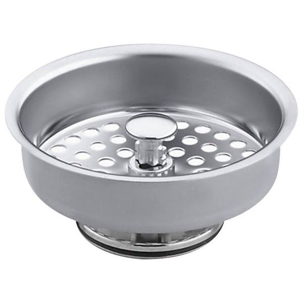 Kohler Duostrainer Basket Sink Strainer, Stainless Steel/Brass, Chrome Finish