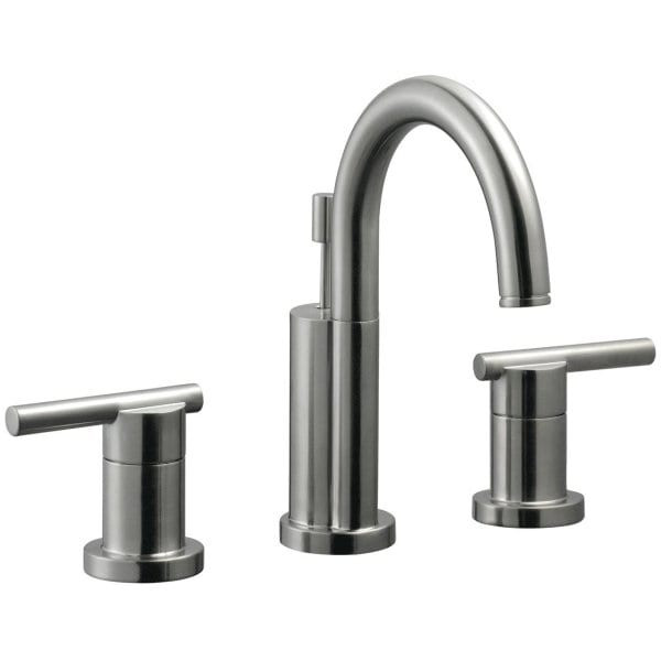 Design House  Geneva Wide Spread Lavatory Faucet, Satin Nickel Finish