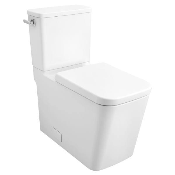 Grohe Eurocube 2-Piece 1.28 Gpf Right Height Elongated Toilet In Alpine White