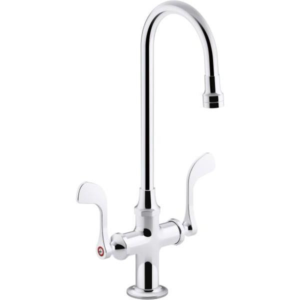 Kohler Triton Bowe 0.5 Gpm Monoblock Gooseneck Bathroom Sink Faucet