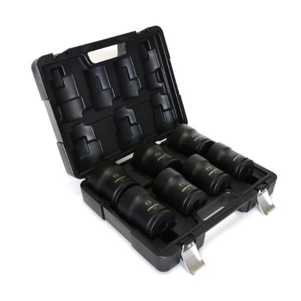 Steelman 7-Piece Truck Locknut Pinion Impact Socket Set, 3/4-Inch Drive