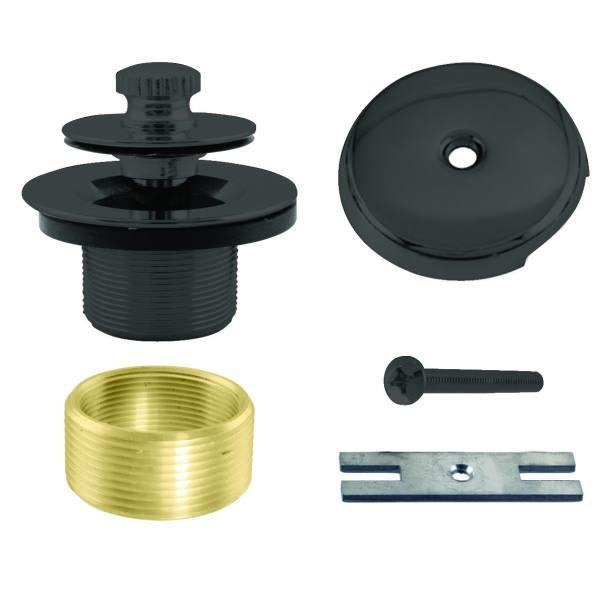 Westbrass Twist & Close Tub Trim Set One-Hole Faceplate With Bushing