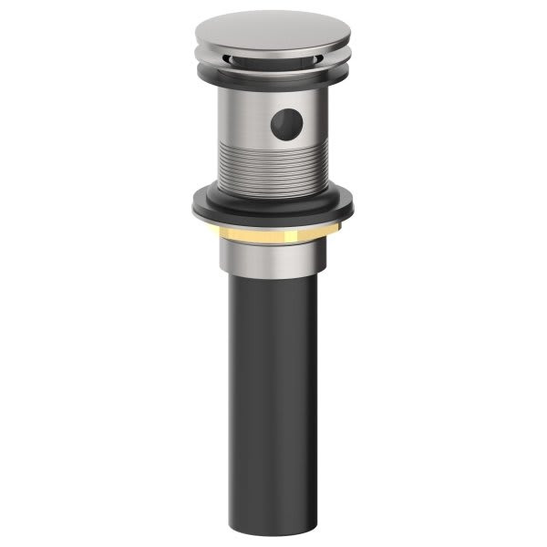 Seasons Press Pop-Up Assembly For Bathroom Faucet, Universal, Brushed Nickel