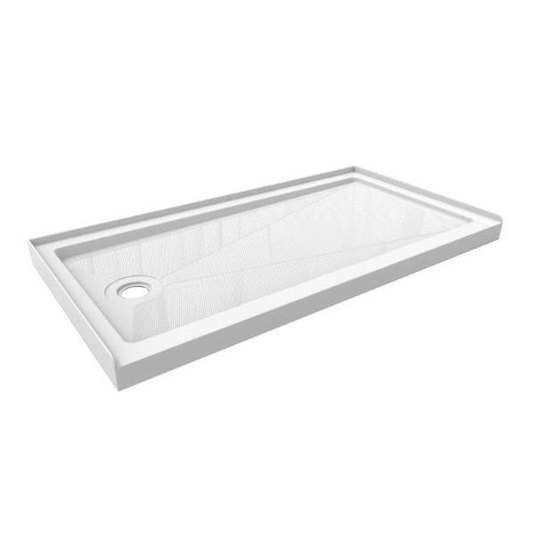 60 × 36-Inch Acrylic Rectangular Shower Base