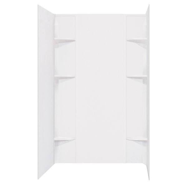 El Mustee Durawall 40 In. X 60 In. X 71-1/2 In. 5-Piece Alcove Shower Surround