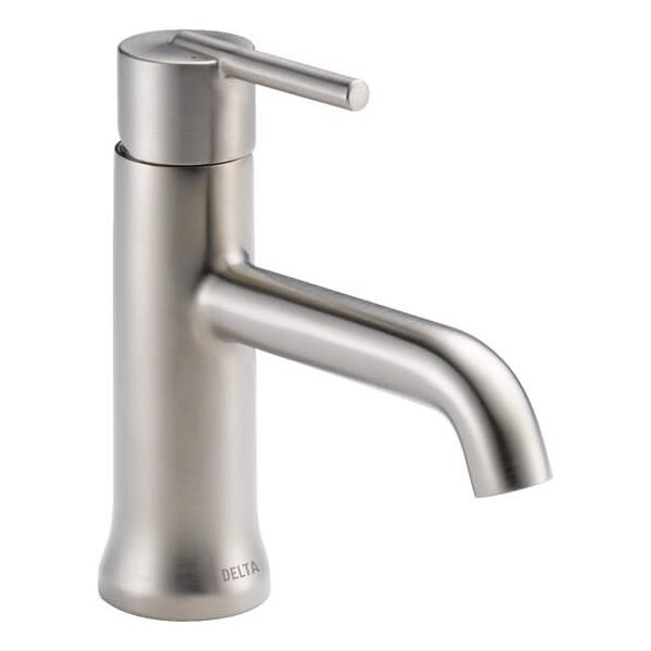 Delta Trinsic Single Handle Bathroom Faucet In Stainless