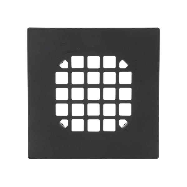 Danco 4-1/4" Square Snap-In Shower Drain Cover In Matte Black