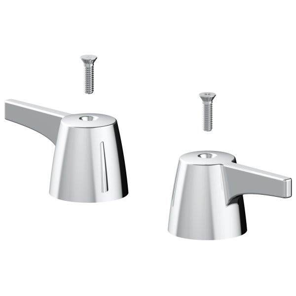 Seasons Handle Assembly Kit For Laundry Faucet, Hot And Cold. Chrome