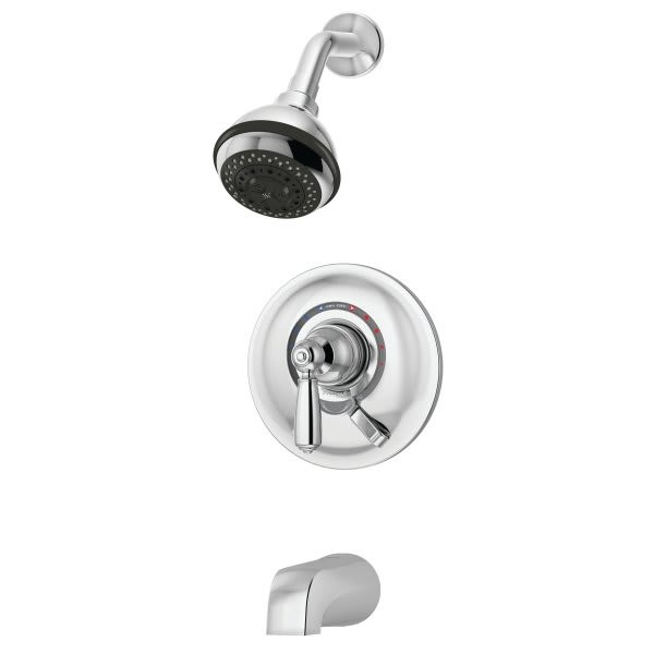 Symmons Allura Tub/Shower Trim In Chrome 2.5 GPM With Lever Handle And Diverter