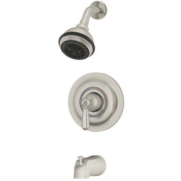 Symmons Allura Tub/Shower Trim In Satin Nickel 2.5 GPM With Lever Handle