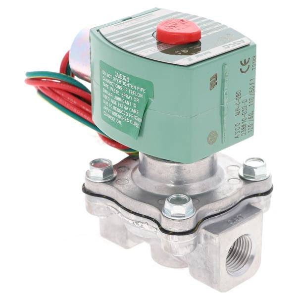 Asco Valve Solenoid 2 Way Closed 3/8" Npt 120vac 3.4 Cv 0-50 Psi Nema 4x