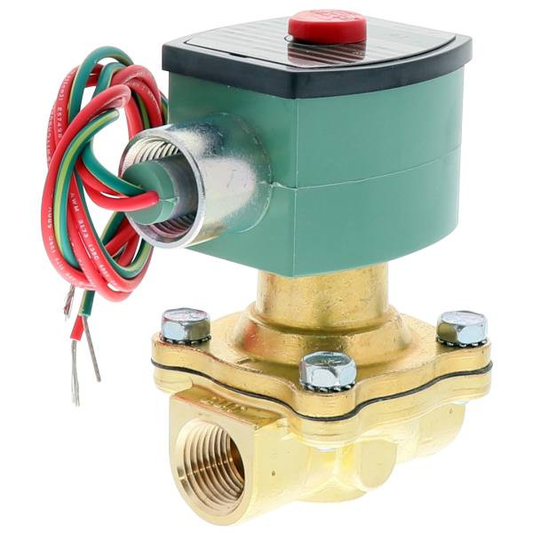 Asco 2 Way Normally Open 1/2"Npt 120v 0-125psi Gas 0-150psi Air And Water