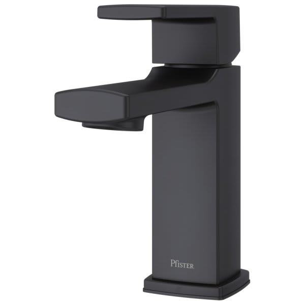 Pfister Deckard Single Control 4" Centerset Bathroom Faucet In Matte Black