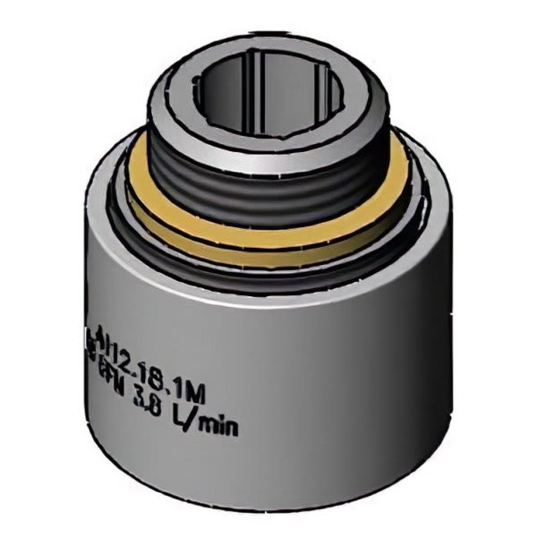 T & S 1.0 Gpm Vr Aerator, 3/8" Npsm Male Threads