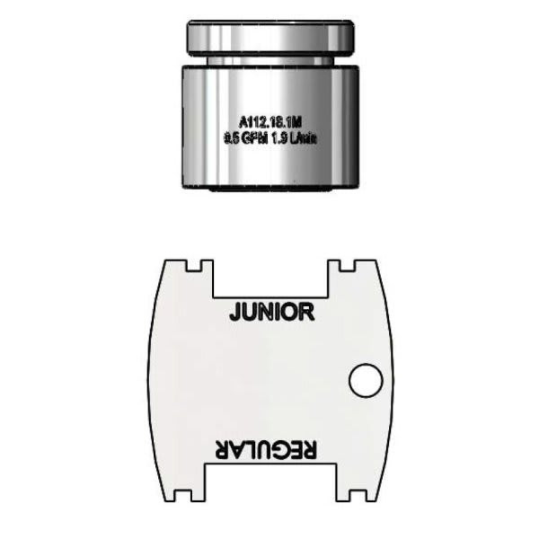 T & S 0.5 Gpm Vandal Resistant Spray Device, 13/16"-24 Un Female Adapter
