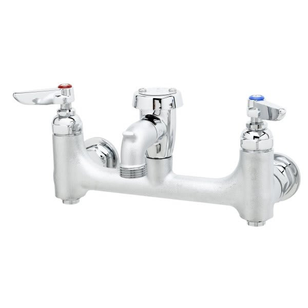 T & S Service Sink/Mop Sink Faucet, 13.13 Gpm, 0.375" Outlet Hose