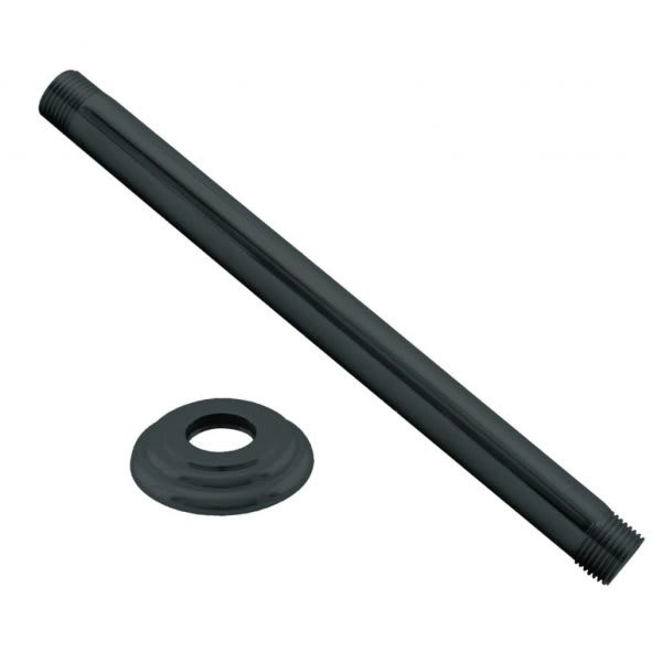 Westbrass 6 " Ceiling Mount Shower Arm With Flange Matte Black